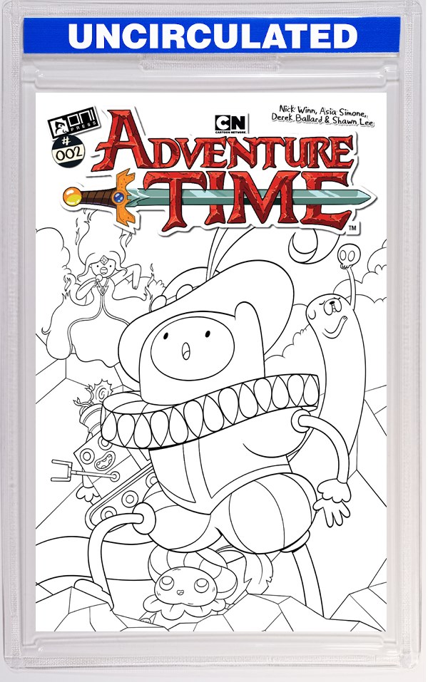 Adventure Time (2025) #2 CVR F INC Nick Winn B&W VAR