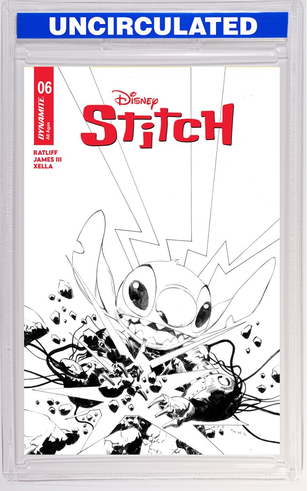 Stitch #6 CVR E INC Jae Lee Line Art VAR