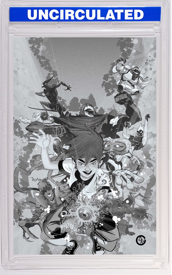 Ben 10 #1 CVR M INC Duncan Rouleau Line Art Virgin VAR