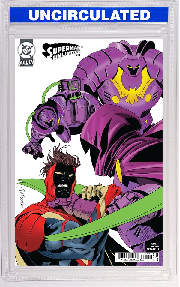 Superman Unlimited #13 CVR D Salvador Larroca Card Stock VAR (The Reign Of The Superboys)