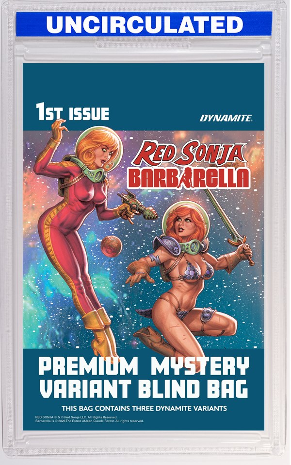 Red Sonja Barbarella #1 CVR K Premium Mystery Blind Bag VAR (3 Comics)