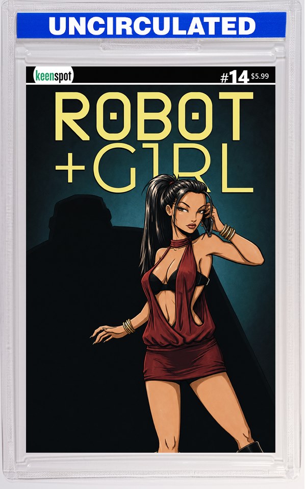 Robot + Girl #14 CVR B Mike White Shadow Person VAR