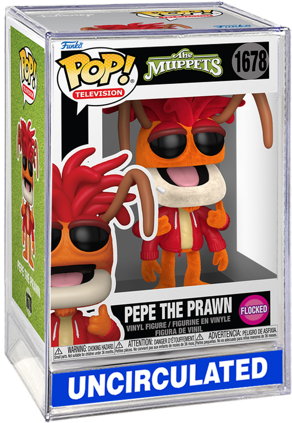 Disney - The Muppets - Pepe The Prawn (Flocked) Funko Pop! #1678