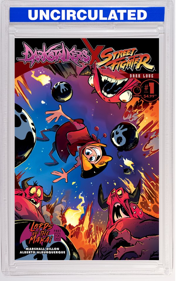 Darkstalkers X Street Fighter Dark Love #1 (One Shot) CVR B Brett Bean VAR