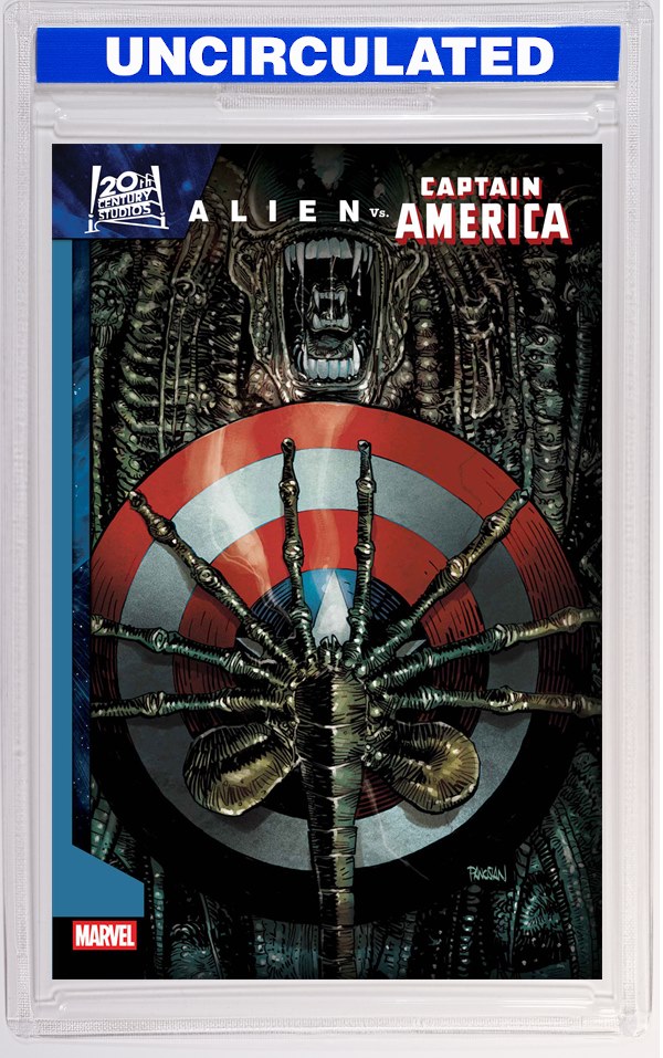 Alien Vs Captain America #1 Dan Panosian Foil Variant