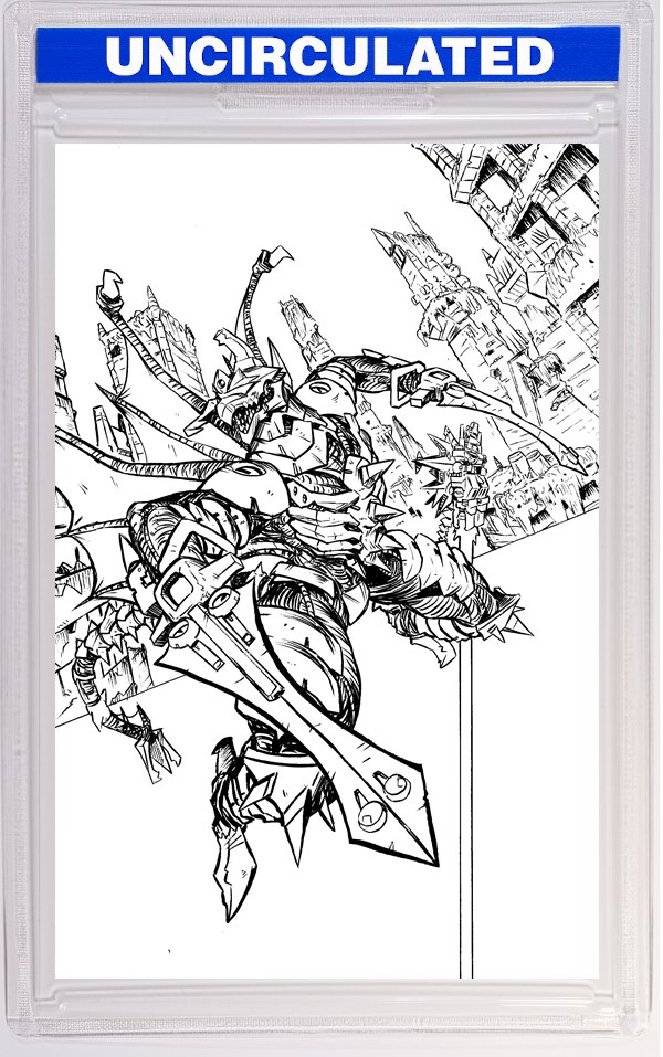Starship Godzilla: Invasion X [Kai-Sei Era] #2 Variant RI (Ono B&W Full Art)