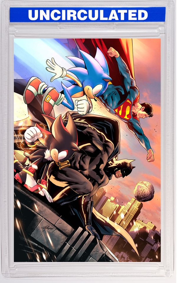 DC X Sonic The Hedgehog #5 (Of 5) CVR B Lucas Meyer Card Stock VAR