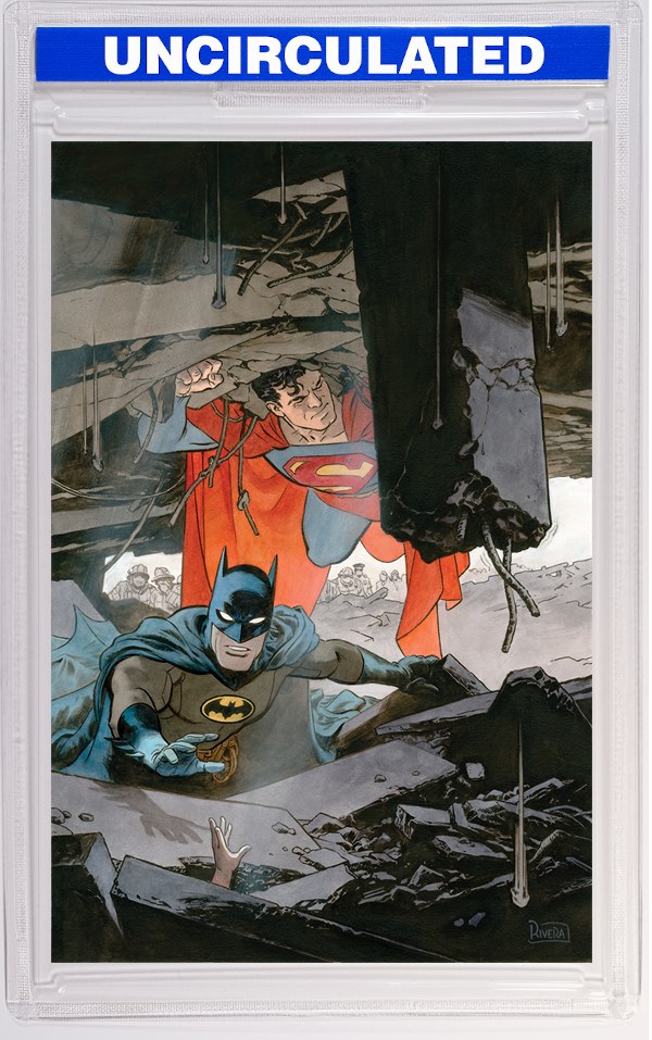 BATMAN SUPERMAN WORLDS FINEST #9 CVR B PAOLO RIVERA CARD STOCK VAR