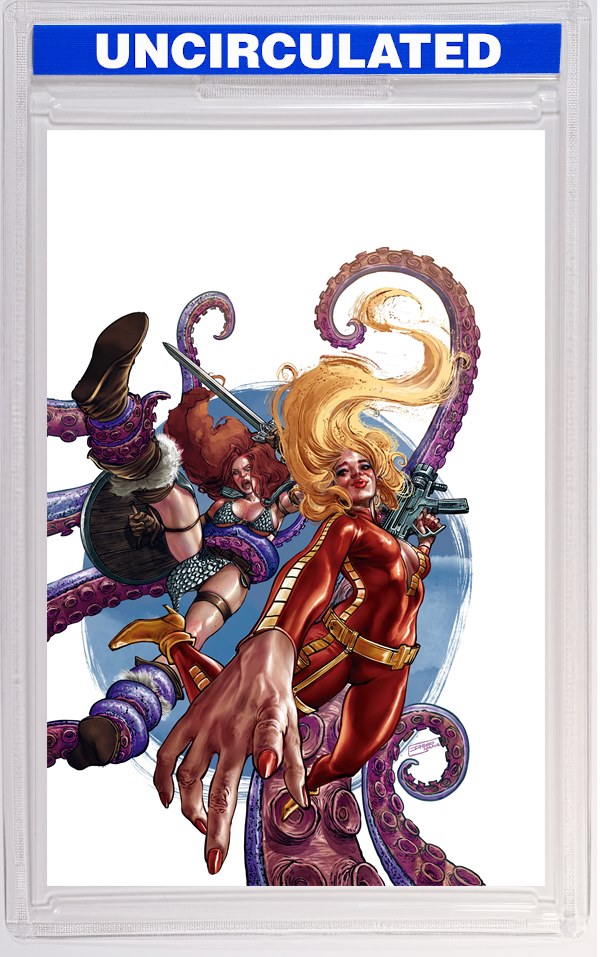 Red Sonja Barbarella #1 CVR P INC Diego Yapur Virgin VAR