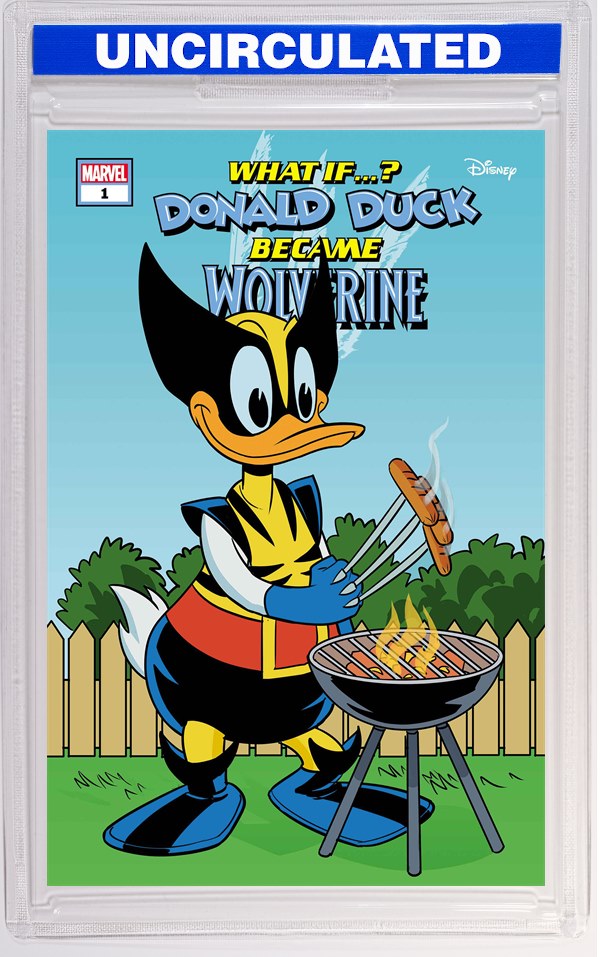 MARVEL & DISNEY: WHAT IF...? DONALD DUCK BECAME WOLVERINE #1 PHIL NOTO DONALD DUCK WOLVERINE VARIANT