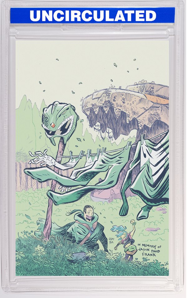 Power Rangers Green #1 H INCV Variant (Full Art, Ba)