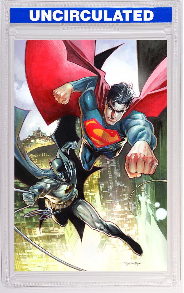 BATMAN SUPERMAN WORLDS FINEST #32 CVR B STEPHEN SEGOVIA CARD STOCK VAR