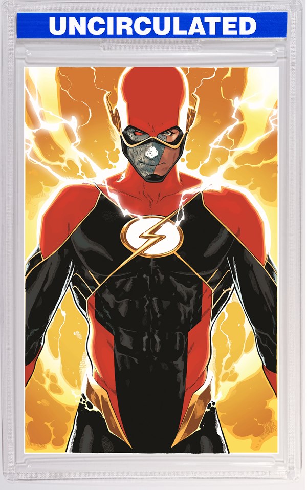 Flash #20 CVR B Jeff Spokes Card Stock VAR