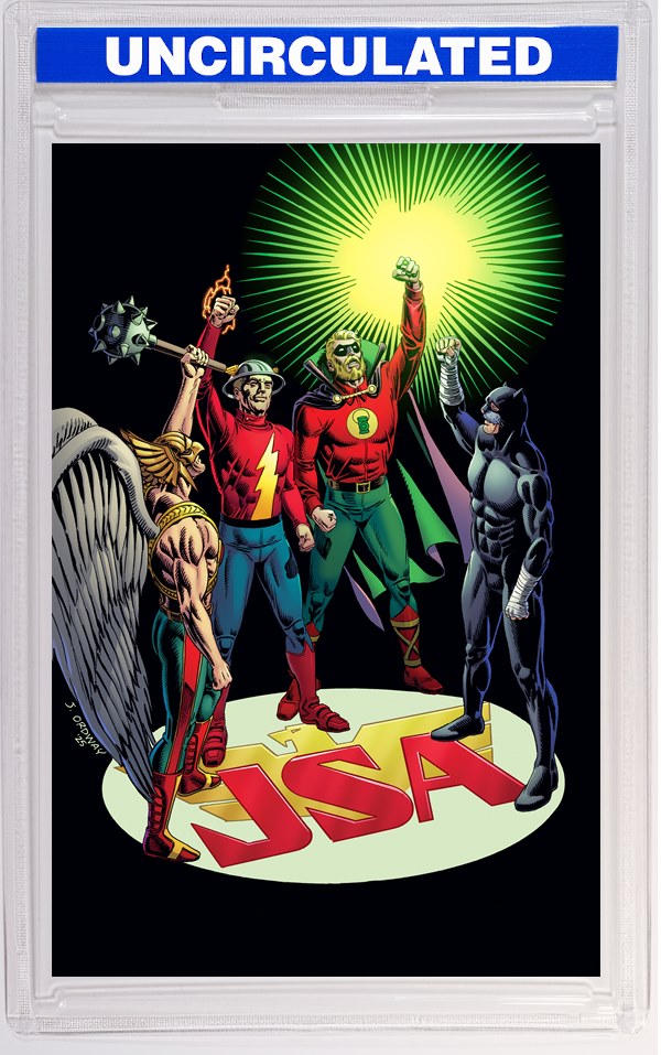 JSA #7 CVR C Jerry Ordway Card Stock VAR