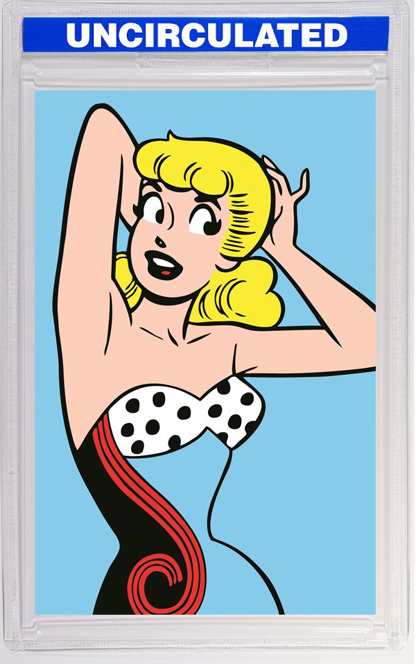 Archie Comics 85th Anniversary Presents Betty & Veronica Swimsuit Special (One Shot) CVR E Dan Decarlo Silver Foil Betty Pin Up VAR