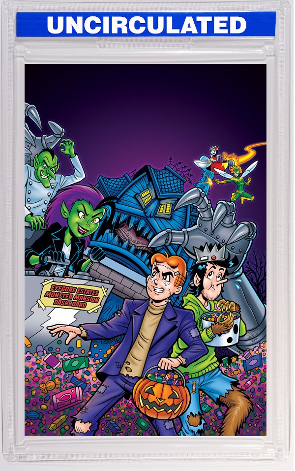 Archies Halloween Spectacular (One Shot) CVR D Steven Butler Lily Butler Foil Full Art VAR
