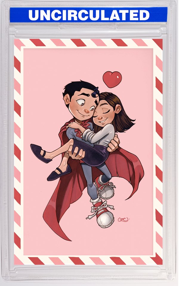 Superman #35 CVR F Chrissie Zullo Valentines Day Card Stock VAR (DC K.O.)