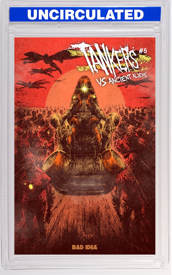Tankers Vs Ancient Aliens #5 (Of 5) CVR B Caleb Ady VAR