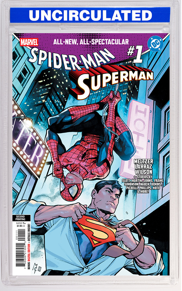 Marvel/DC: Spider-Man/Superman #1 Martin Coccolo Variant (2nd Printing)