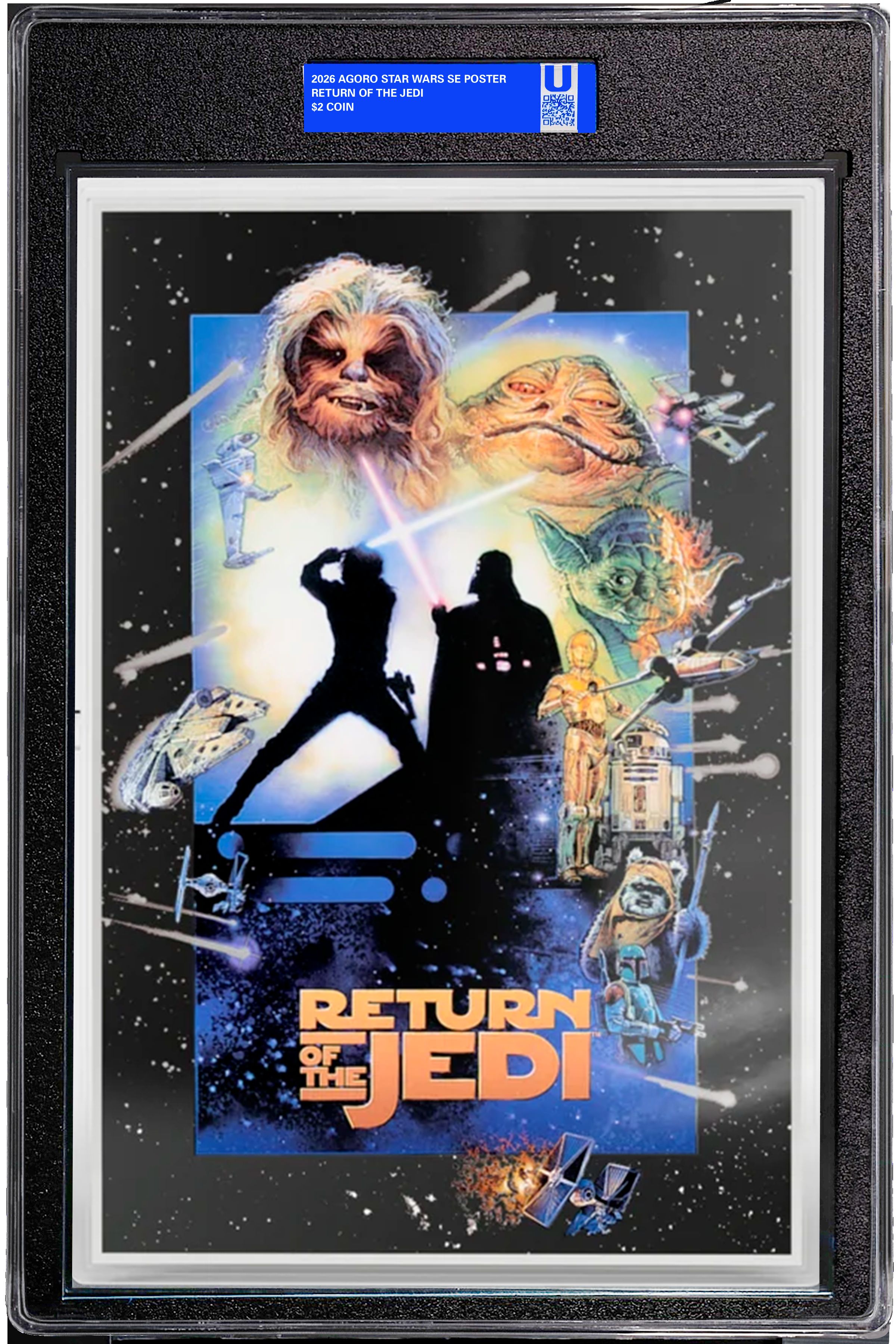 Star Wars - Original Trilogy Special Edition Poster - Return Of The Jedi Foil 1 oz Silver Coin (Limited to 1000)