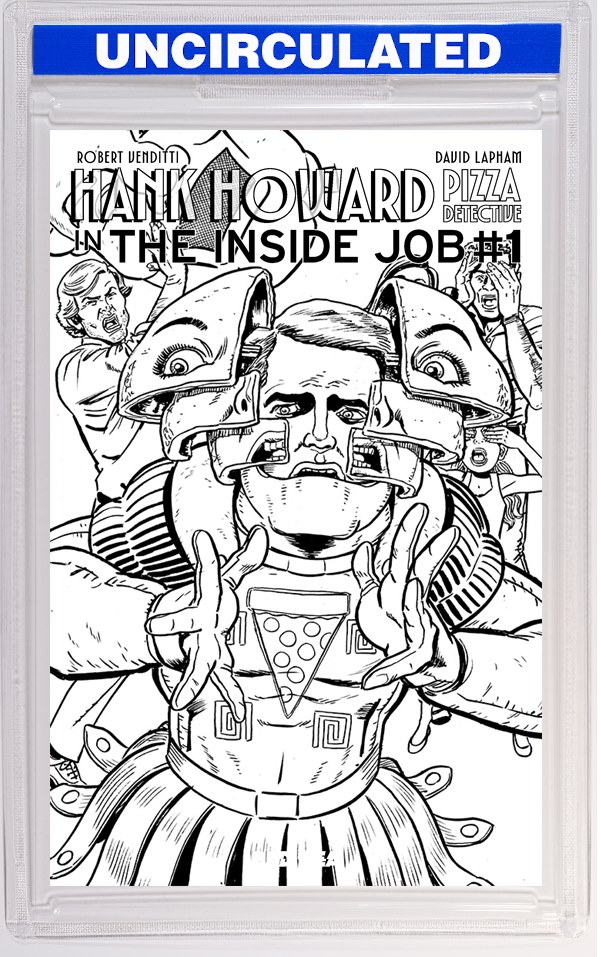 Hank Howard, Pizza Detective The Inside Job #1 (One Shot) CVR C David Lapham Verhoeven Homage VAR