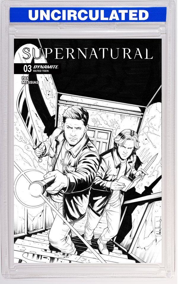 Supernatural #3 CVR F INC Andrea Broccardo Line Art VAR