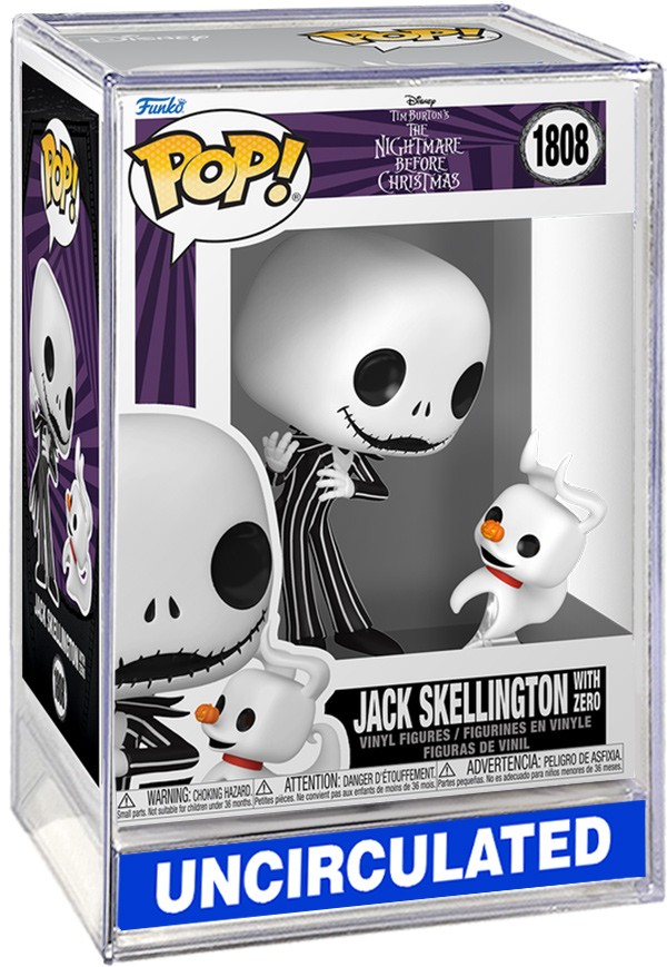 Disney - The Nightmare Before Christmas - Jack Skellington With Zero Funko Pop! #1808