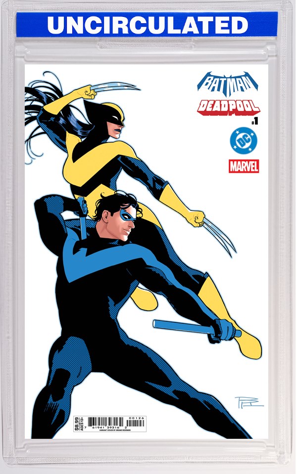 DC Marvel Batman Deadpool #1 (One Shot) CVR O Bruno Redondo Nightwing X-23 Card Stock VAR