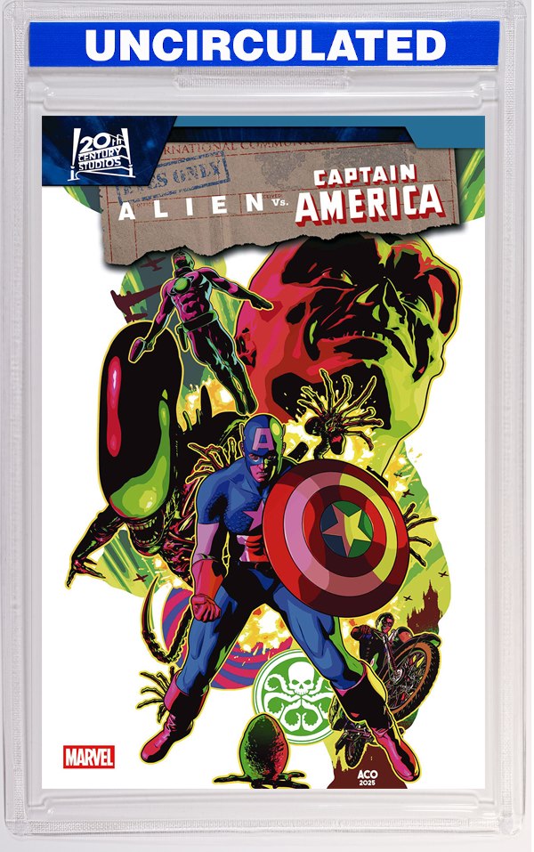 Alien Vs Captain America #3 Aco Variant