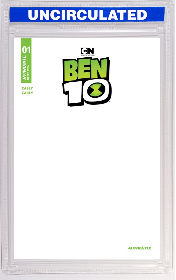 Ben 10 #1 CVR F Blank Authentix VAR