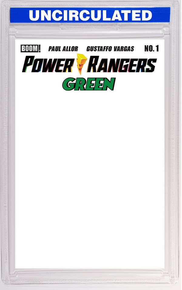 Power Rangers Green #1 D Blank Sketch Variant