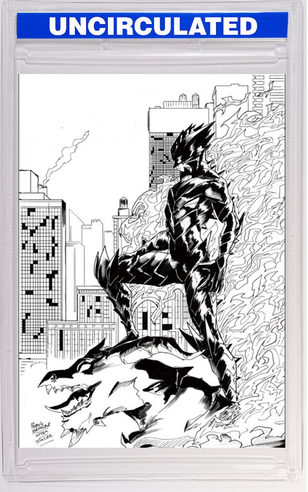 Fireborn #6 CVR G INC Patrick Mulholland B&W Virgin Cardstock VAR