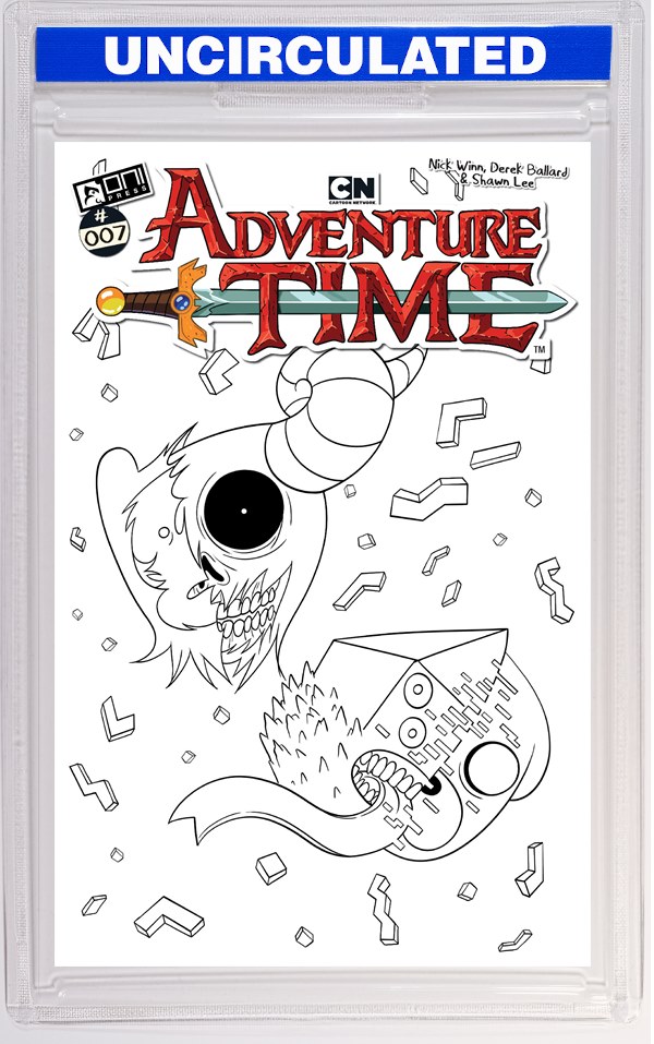 Adventure Time (2025) #7 CVR F INC Nick Winn B&W VAR