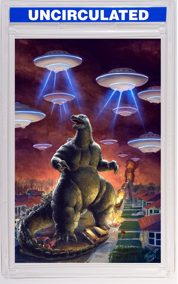 Godzilla: Here There Be Aliens #1 Variant RI (Pe Full Art)