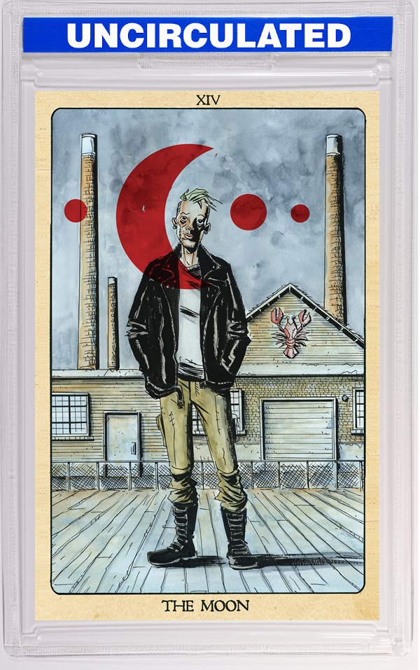 Minor Arcana #14 C INCV Tarot Card Variant (Full Art, Lemire)