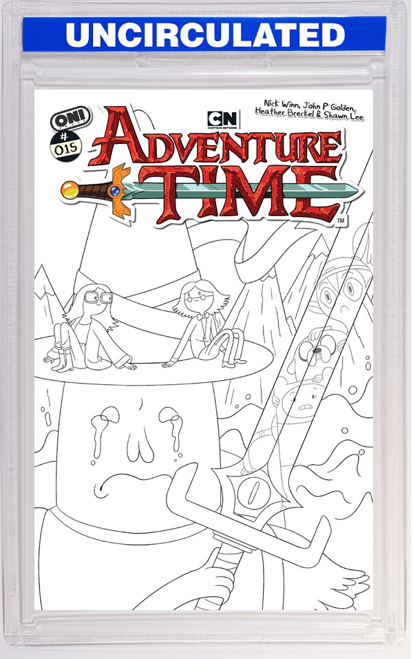 Adventure Time (2025) #15 CVR E INC Nick Winn B&W VAR