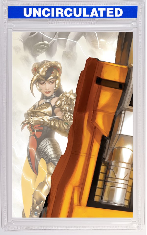 Mighty Morphin Power Rangers (2026) #7 C Megazord Card Stock Connecting Variant (Full Art, Mercado)