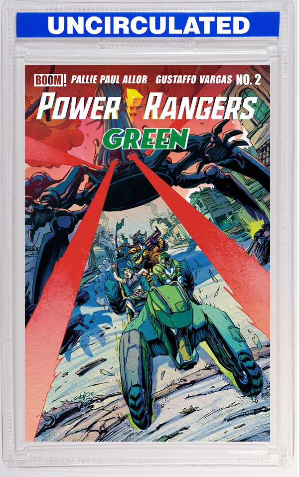 Power Rangers Green #2 B Variant (Dressed, Vargas)