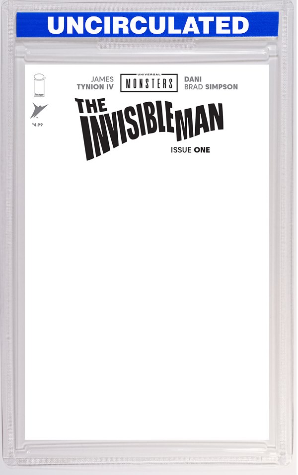 Universal Monsters The Invisible Man #1 (Of 4) CVR H Blank Sketch VAR