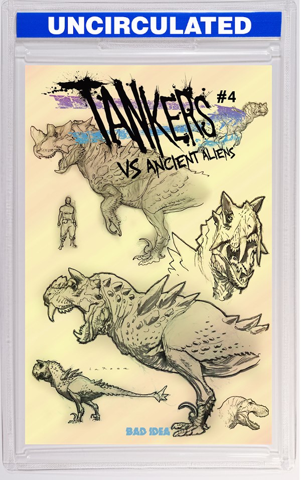 Tankers Vs Ancient Aliens #4 (Of 4) CVR D INC Lewis Larosa Design VAR