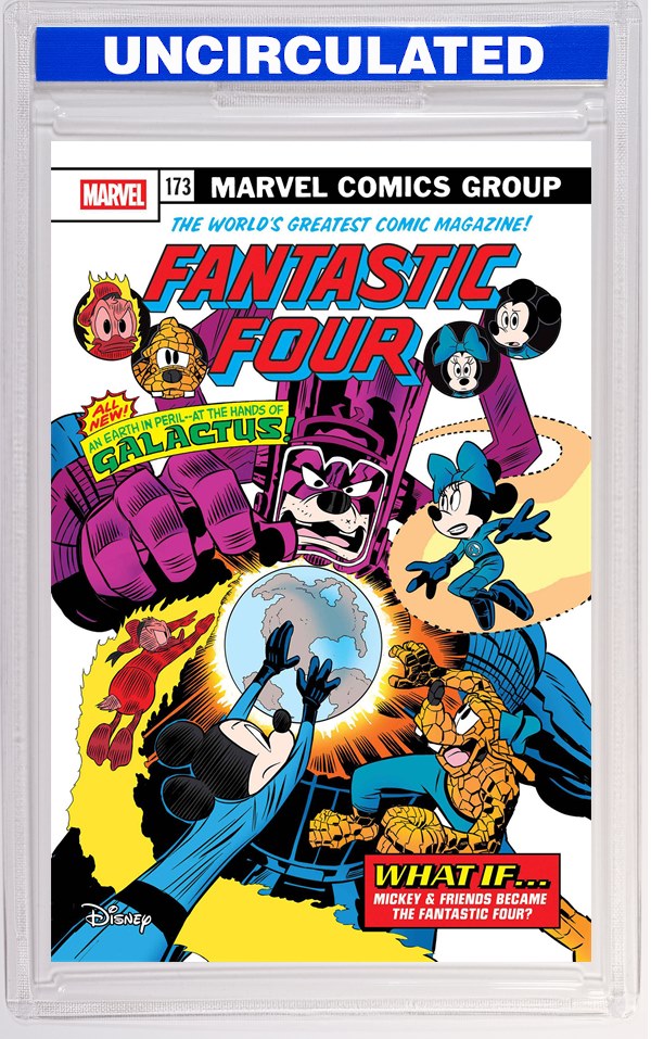 Fantastic Four #3 Vitale Mangiatordi Disney What If? Fantastic Four Homage Variant