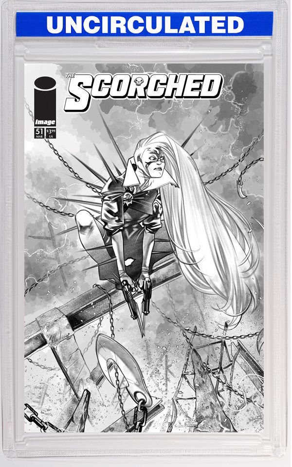 Spawn Scorched #51 CVR B Ig Guara B&W VAR