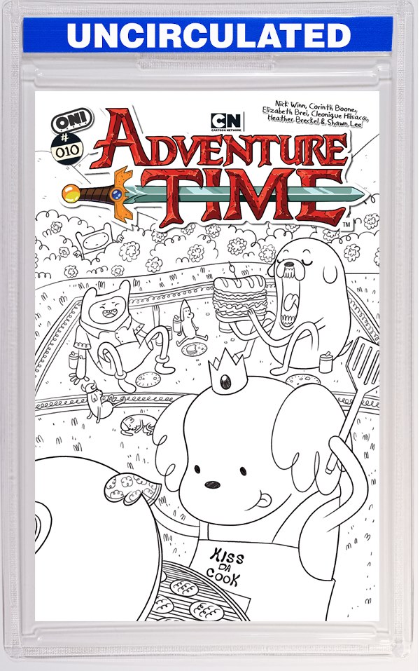 Adventure Time (2025) #10 CVR F INC Nick Winn B&W VAR