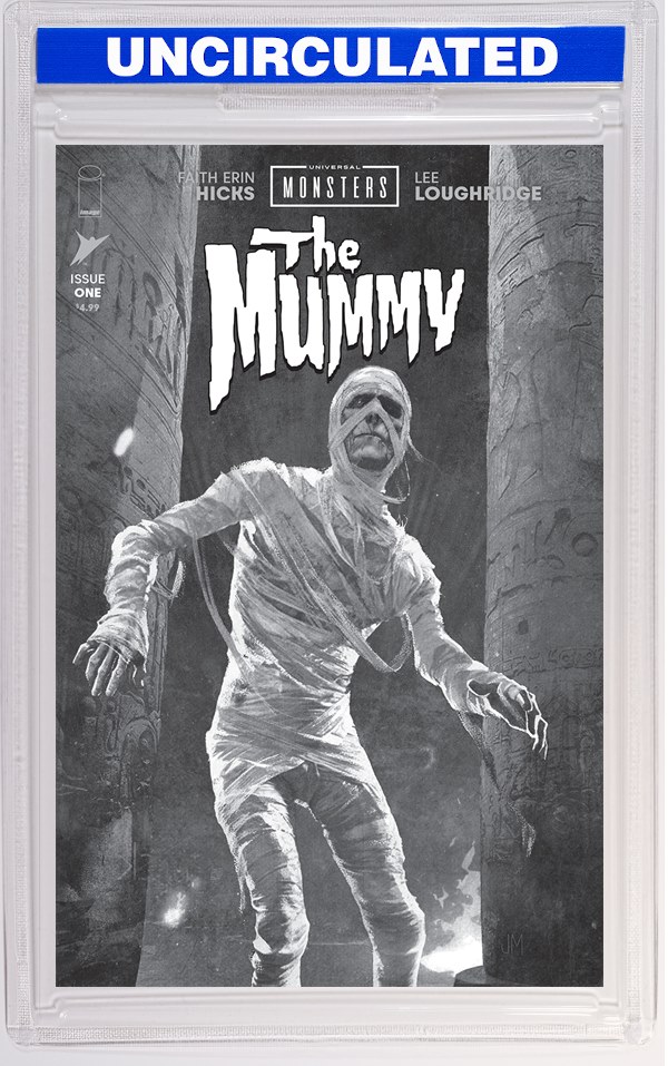 Universal Monsters The Mummy #1 (Of 4) CVR D INC Joshua Middleton Classic Horror B&W VAR