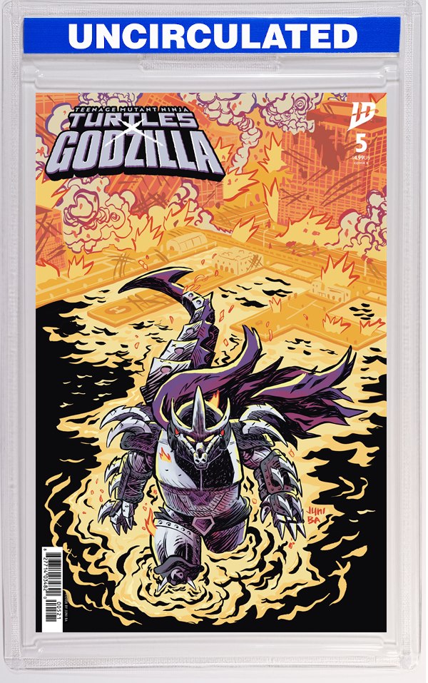 Teenage Mutant Ninja Turtles X Godzilla #5 Variant B (Ba)