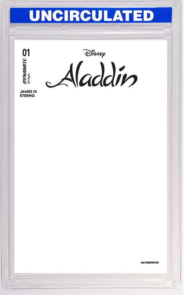 Aladdin #1 CVR E Blank Authentix VAR