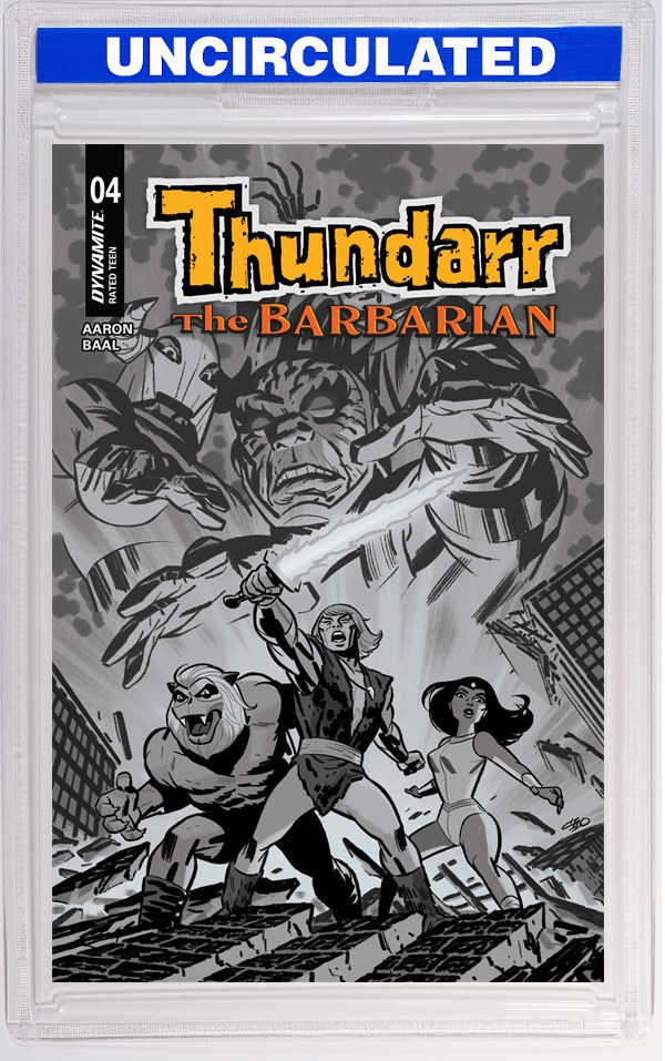 Thundarr The Barbarian #4 CVR F INC Michael Cho Line Art VAR