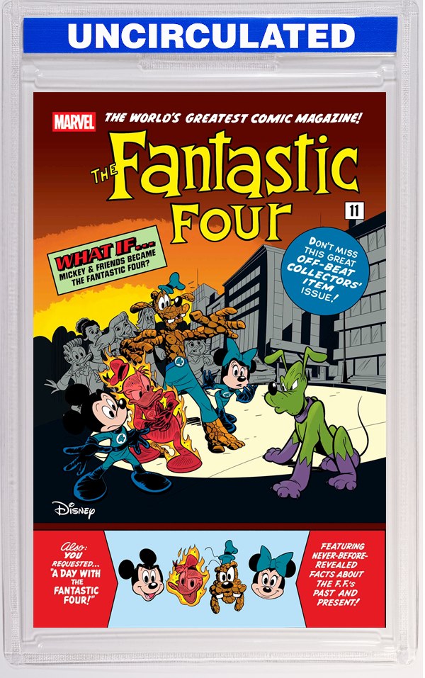 Fantastic Four #32 Emilio Urbano Disney What If? Fantastic Four Homage Variant [Doom]