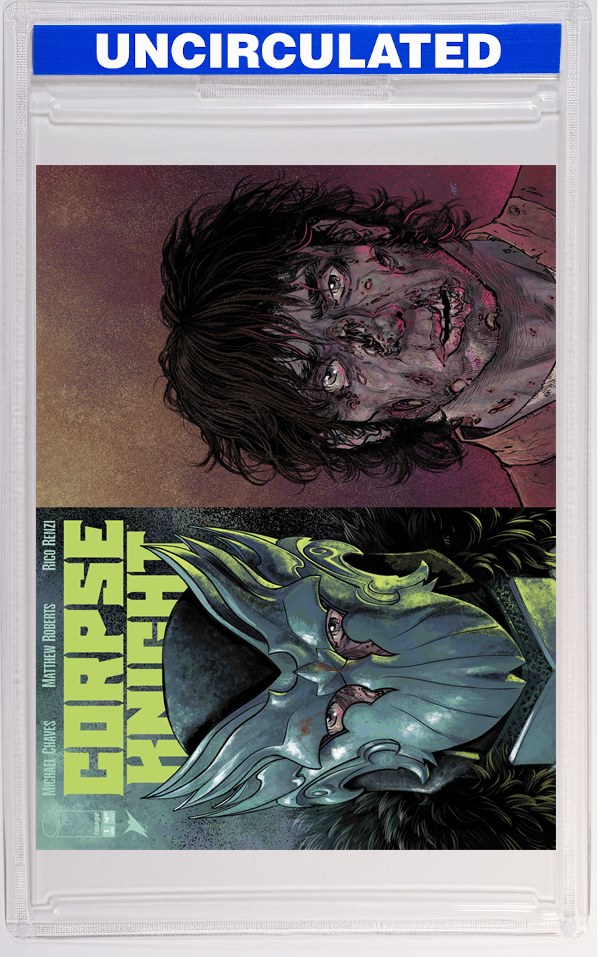 Corpse Knight #1 (Of 6) CVR G Matthew Roberts Die Cut Helmet VAR