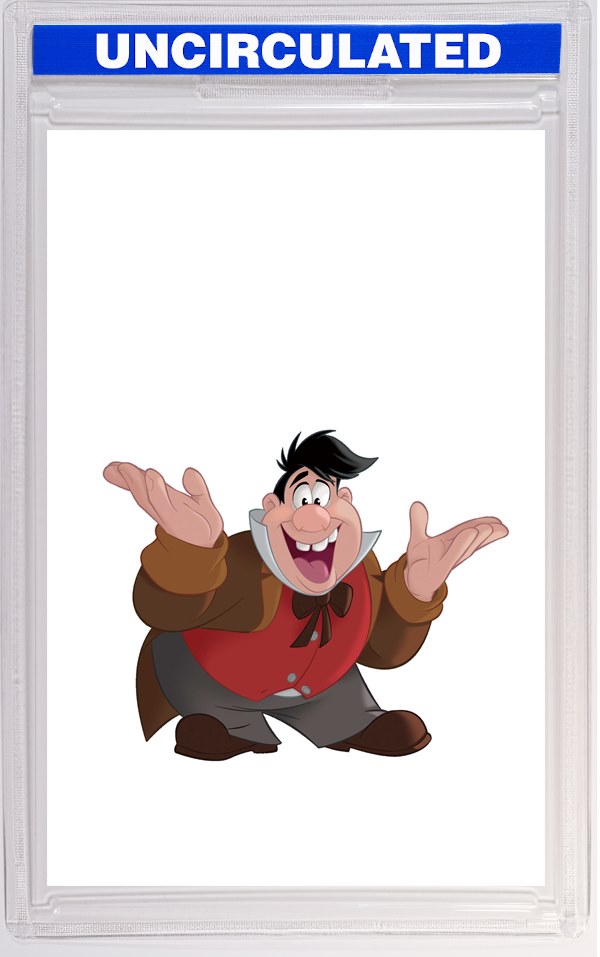 Disney Villains Gaston #4 CVR G INC Animation Art Virgin VAR
